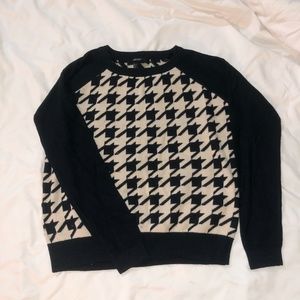 Houndstooth sweater